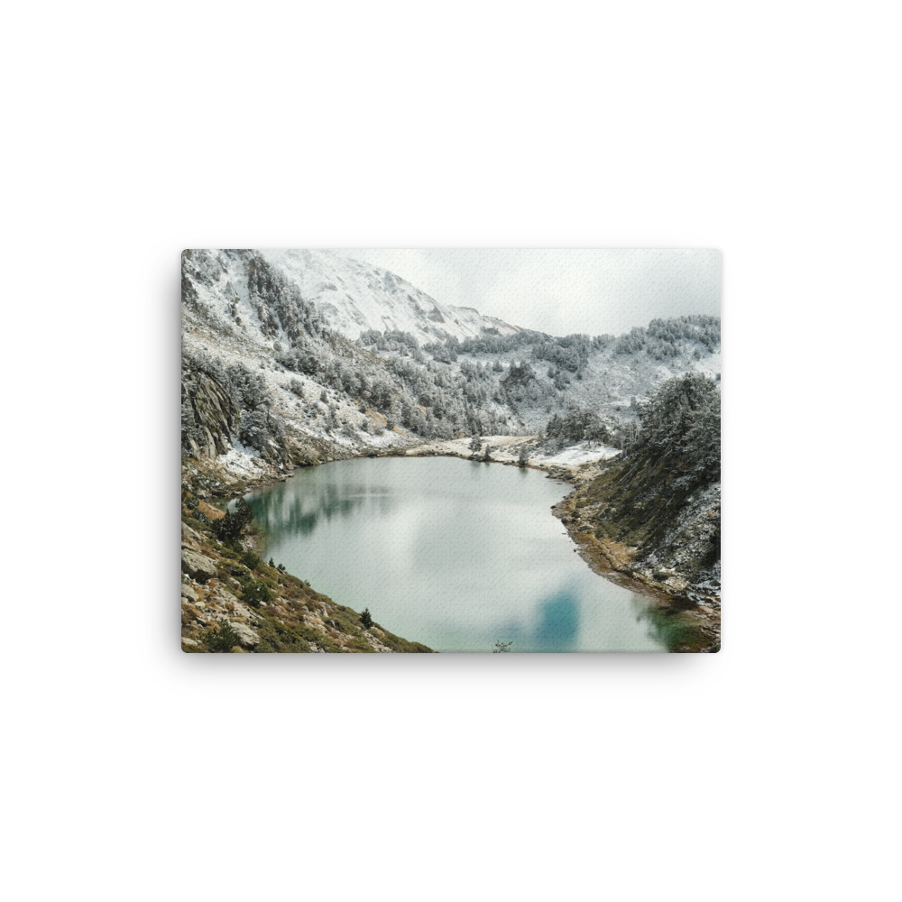Mountains #1 - Snowy lake - canvas print - Image 6