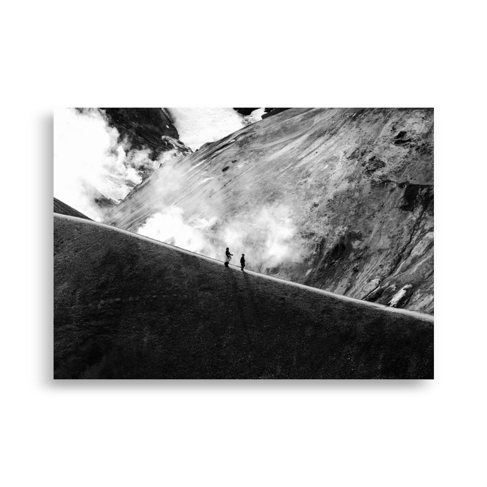 Mountains #5 - Diagonal - matte poster