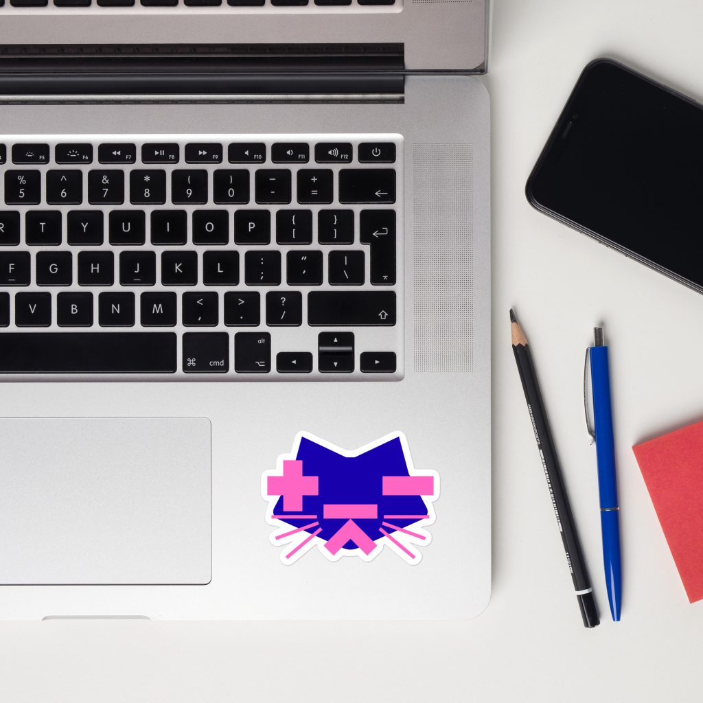 Mediafirma Crazycat logo sticker