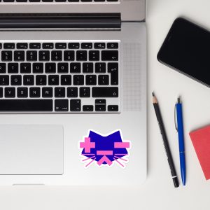Mediafirma Crazycat logo sticker