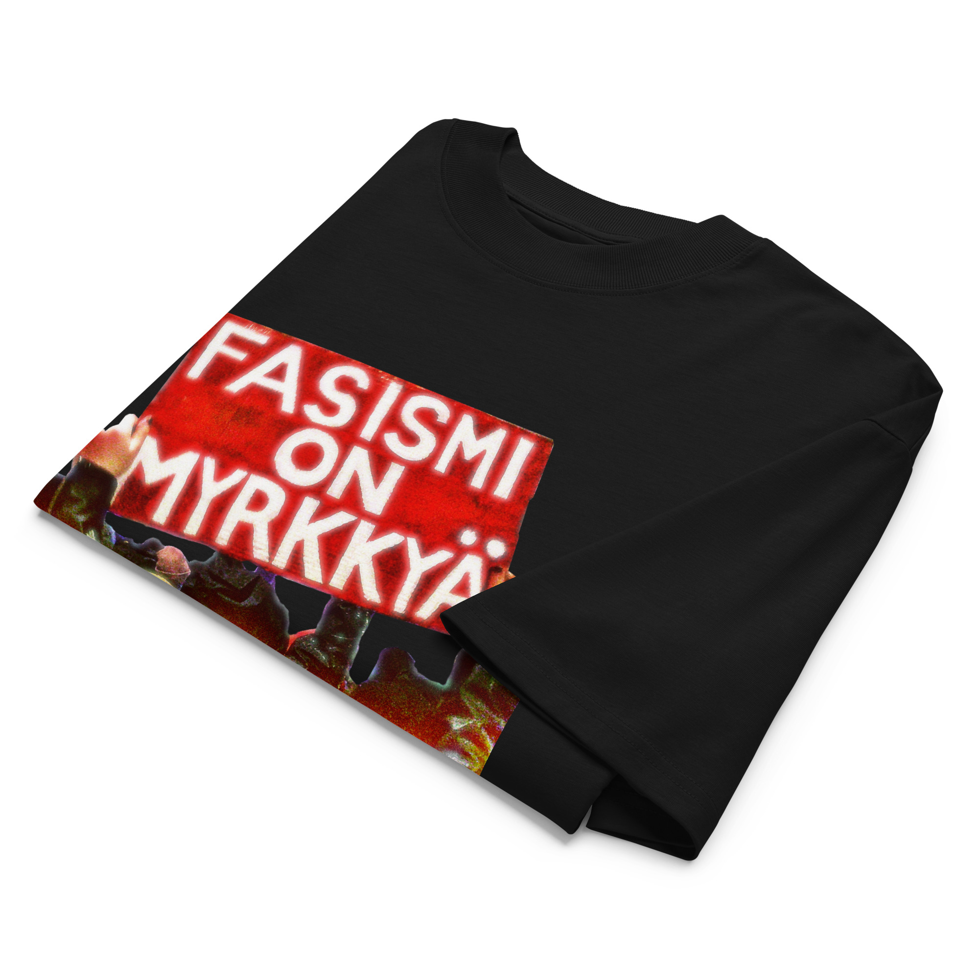 Fasismi on myrkkyä oversized tee - Image 7