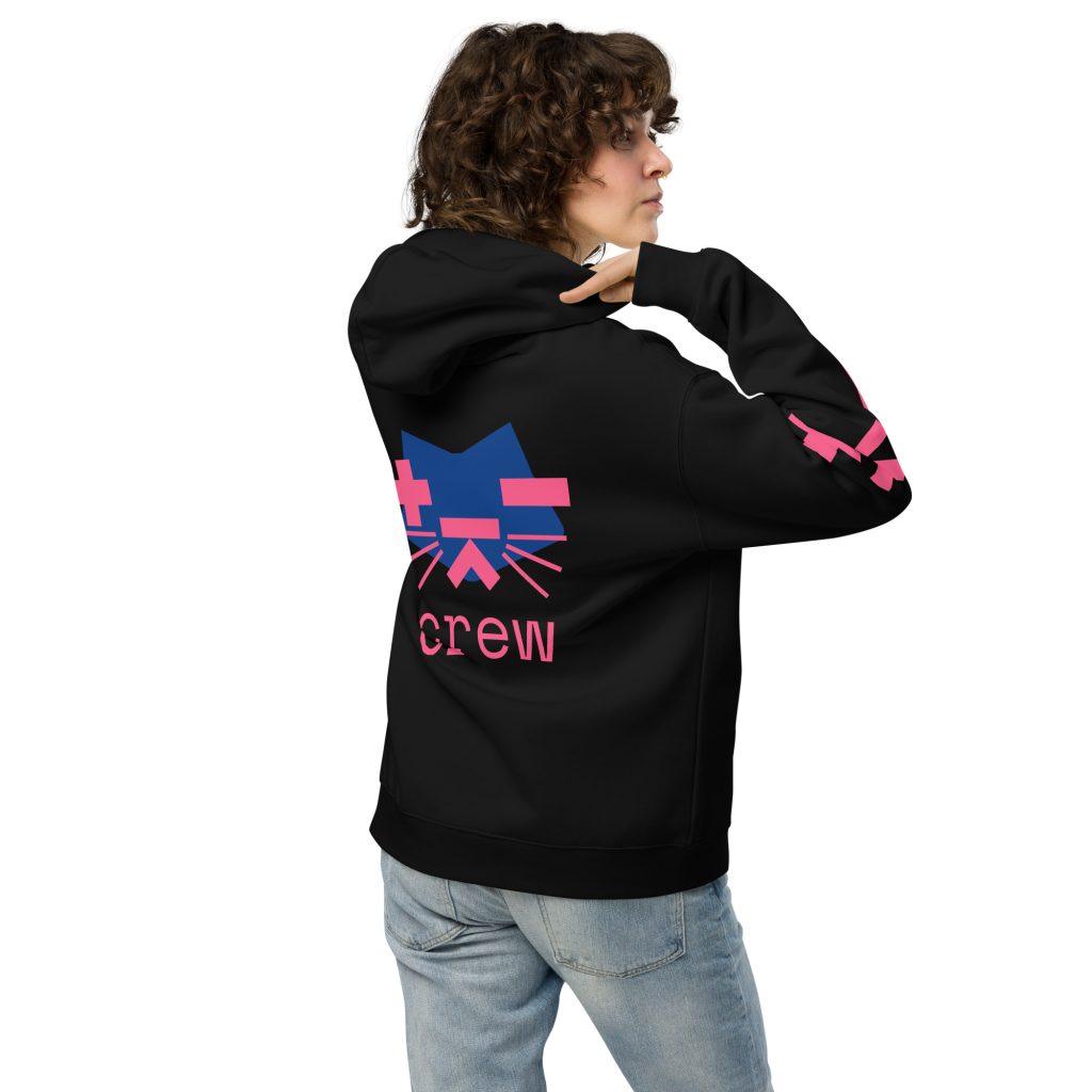 Crazycat Crew oversized hoodie