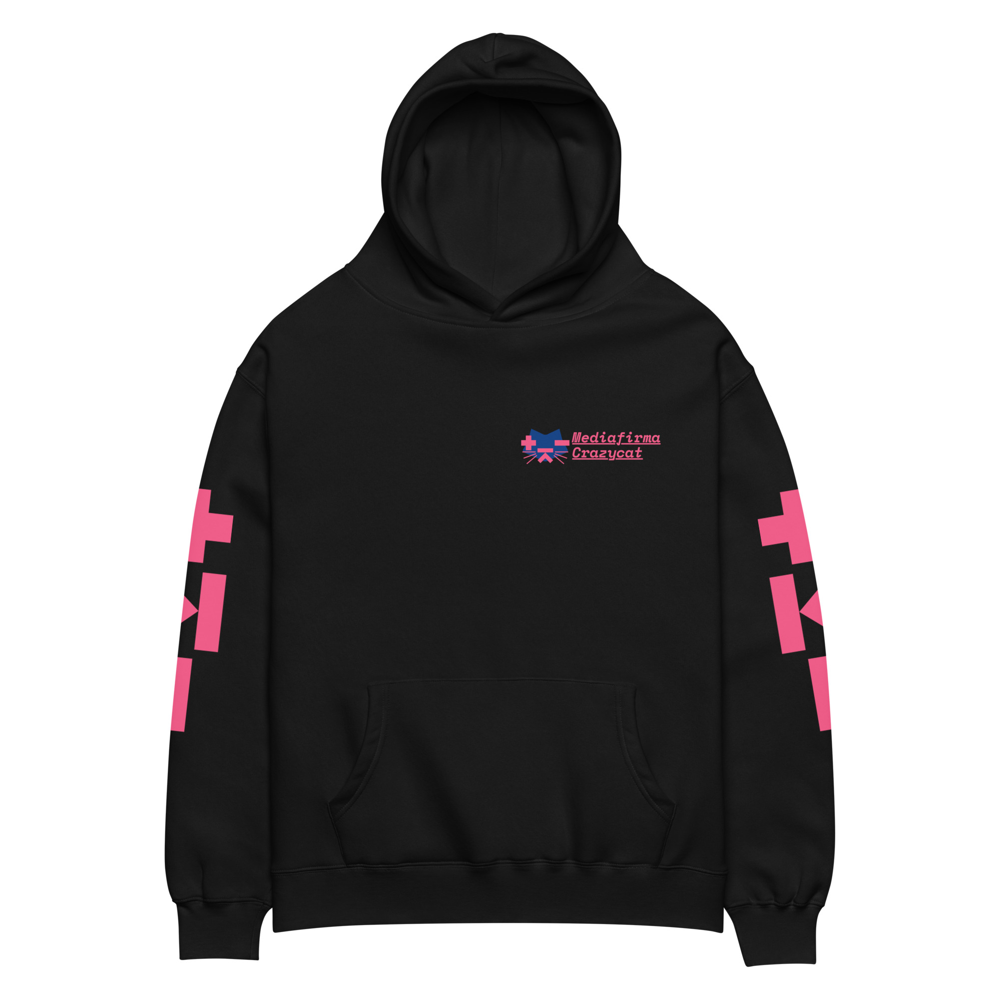Crazycat Crew oversized hoodie - Image 7
