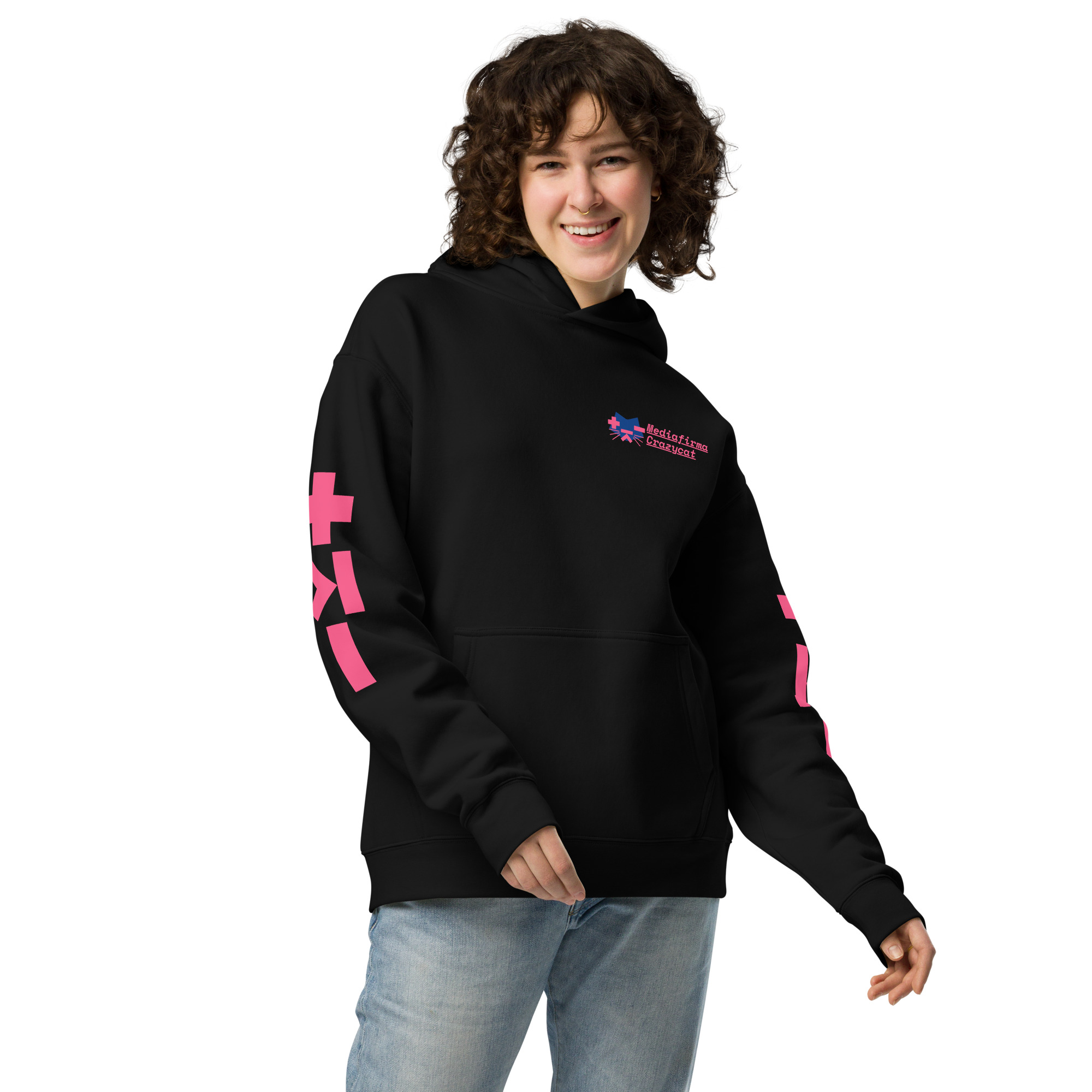 Crazycat Crew oversized hoodie - Image 2