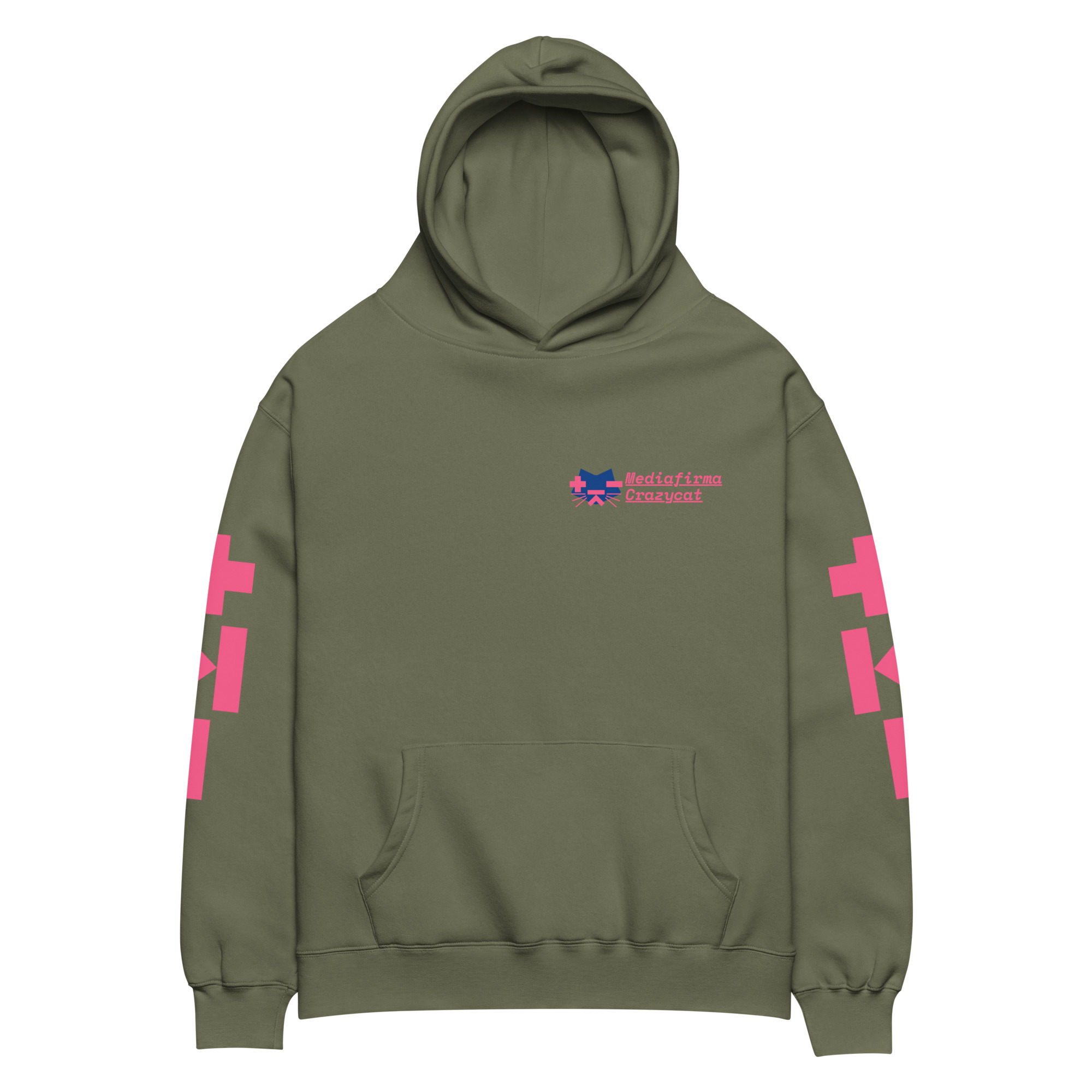 Crazycat Crew oversized hoodie - Image 9