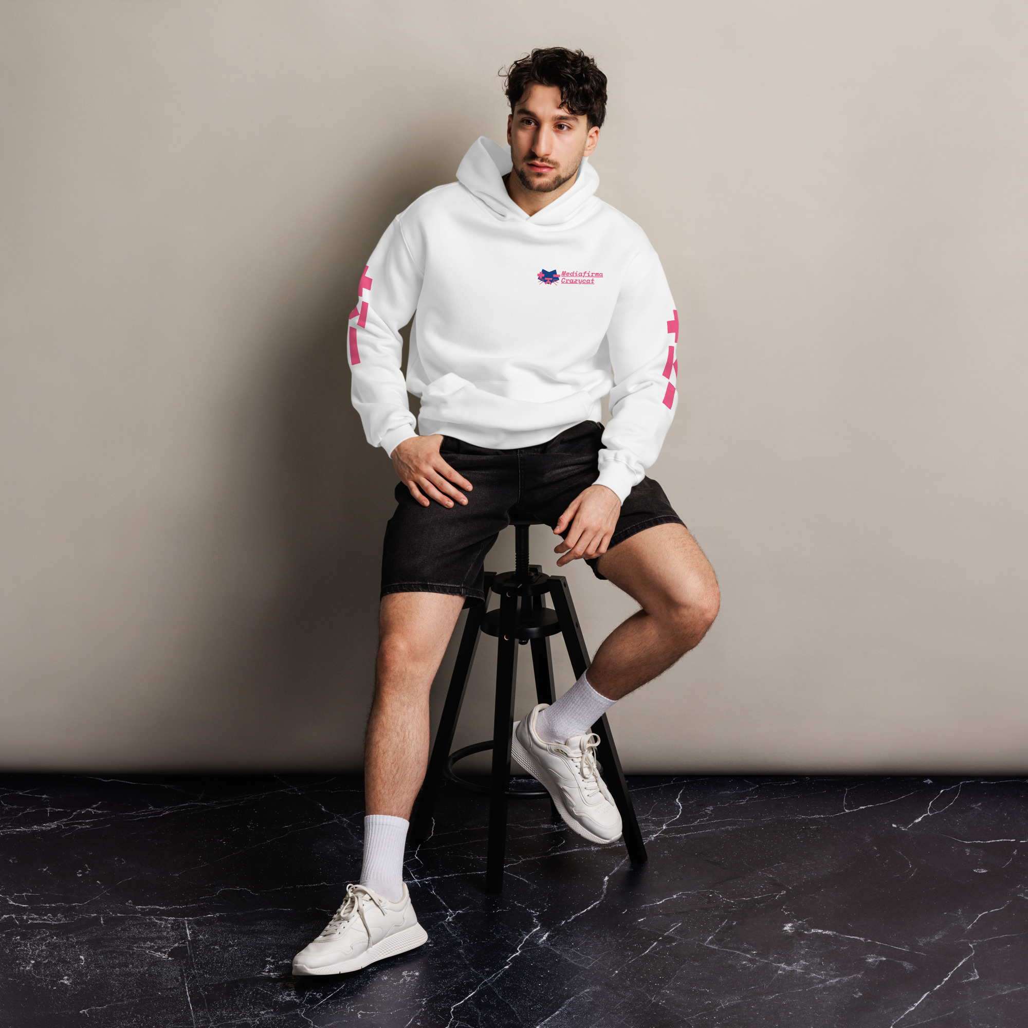 Crazycat Crew oversized hoodie - Image 6